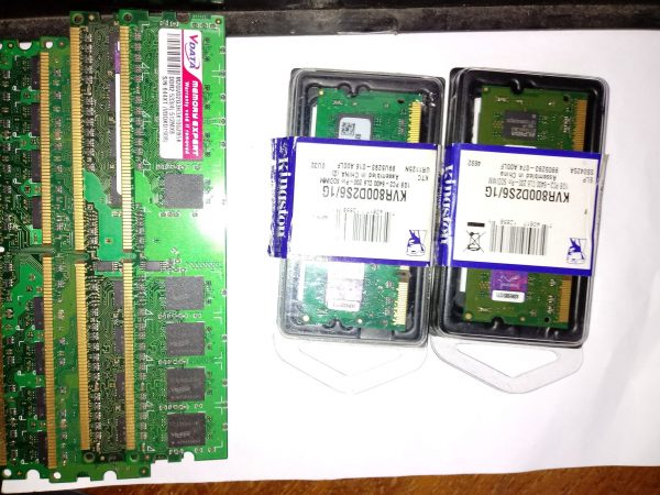 Stock  memorie ram usate per pc e notebook. Dimm, sodimm, ddr - immagine 2