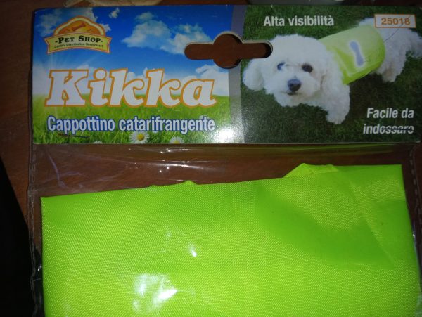 Cappottino catarifrangente per cani