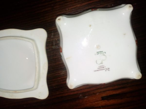 Portagioie in ceramica decorato Limoges - immagine 2