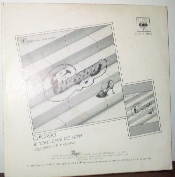 Chicago,If You Leave Me Now - Vinile 45 giri Promo Edition - immagine 4