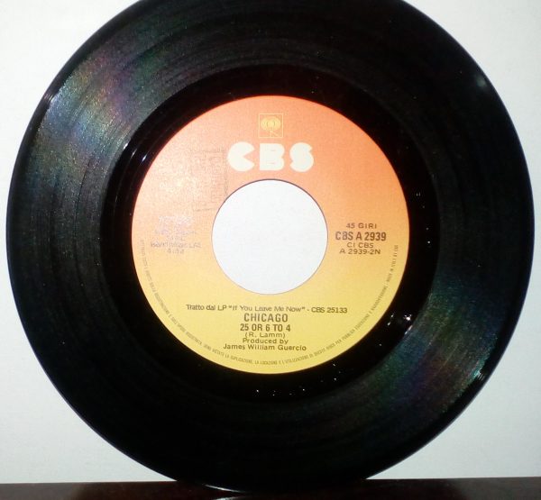 Chicago,If You Leave Me Now - Vinile 45 giri Promo Edition - immagine 3