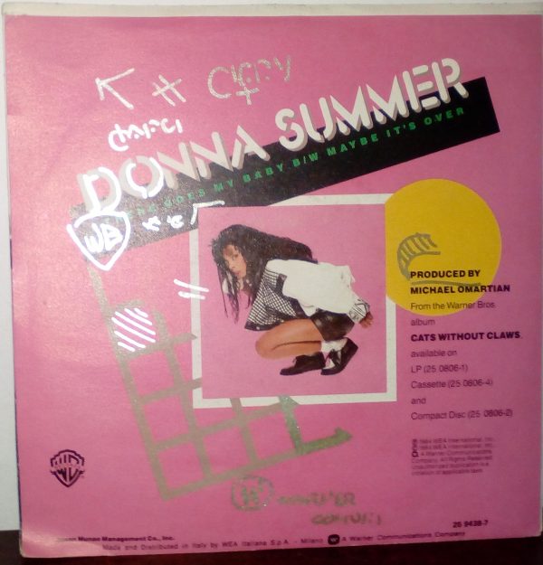 Donna Summer ‎,There Goes My Baby - Vinile 45 giri - immagine 2