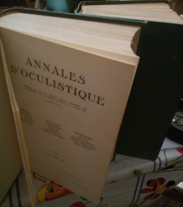 Annales d'Oculistique 1961 e 1962 - immagine 2