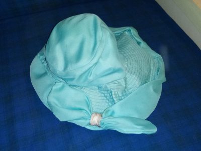 Cappellino vintage turchese