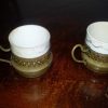 Coppia n.2 tazzine ceramica vintage Verbanum Stone Laveno