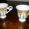 Coppia n.2 tazzine decorate, vintage